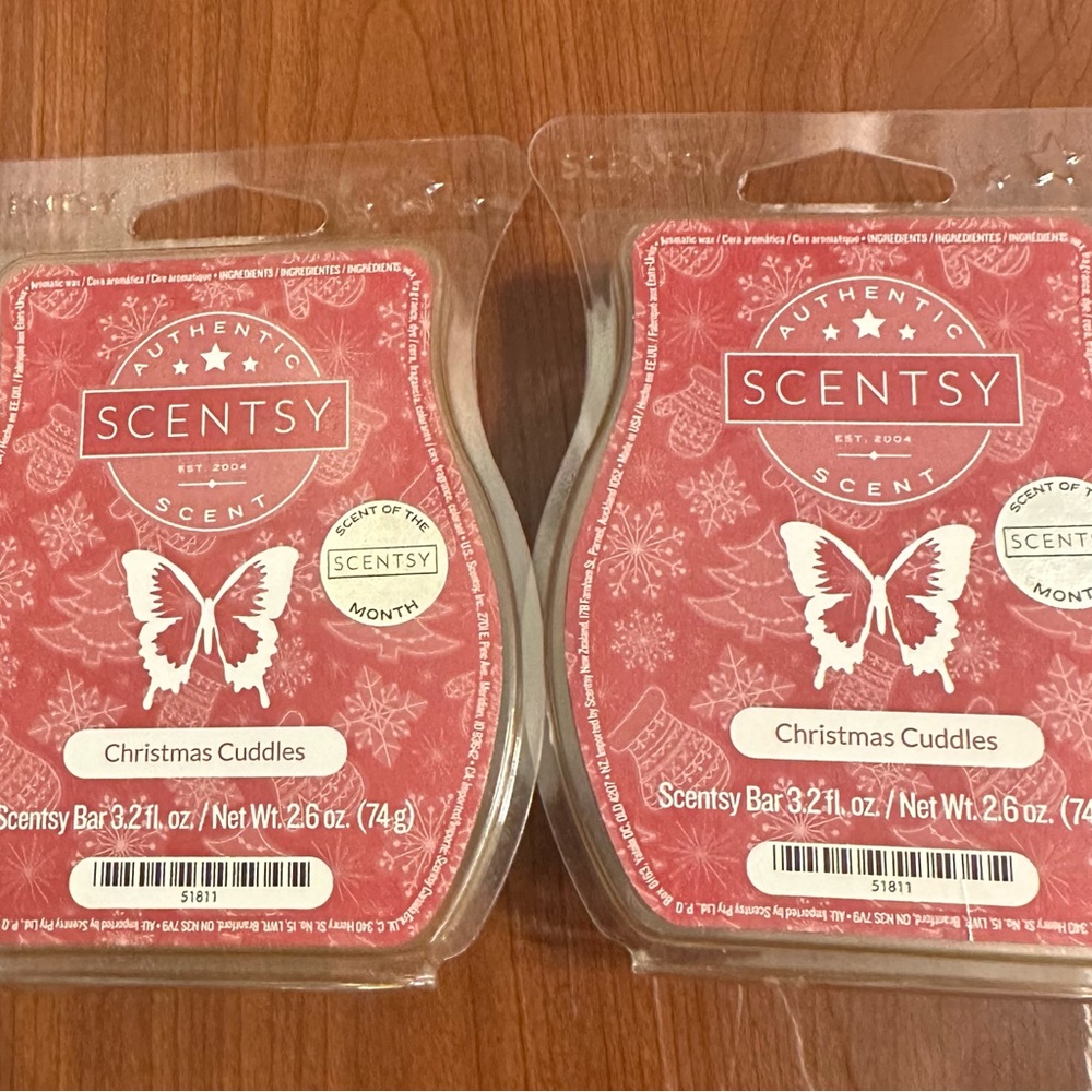 2 Scentsy Bars Christmas Cuddles
